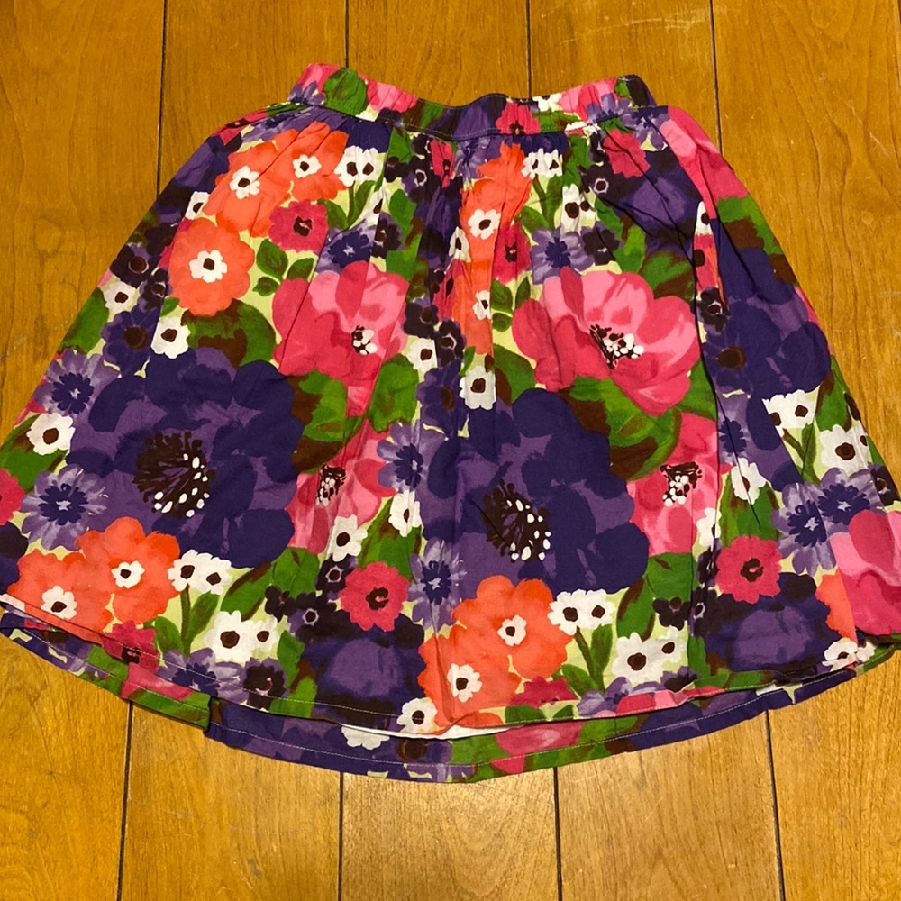Gymboree floral skirt, size 7